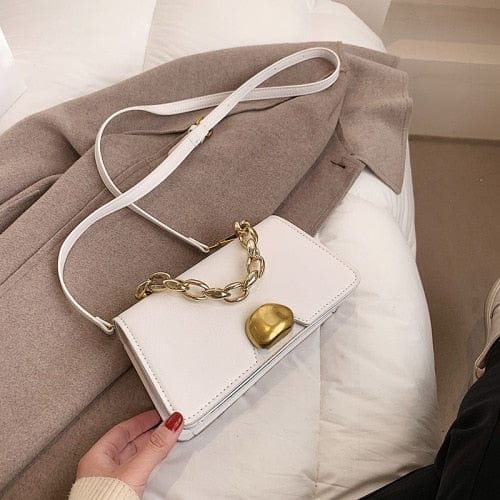 Petit Sac Bandoulière Femme Chic - CharmeSatch Blanc