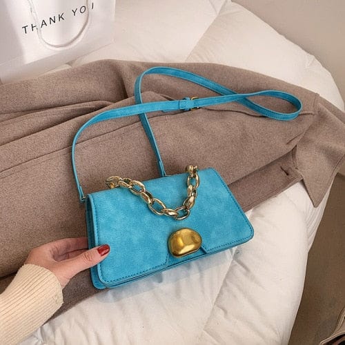 Petit Sac Bandoulière Femme Chic - CharmeSatch Bleu