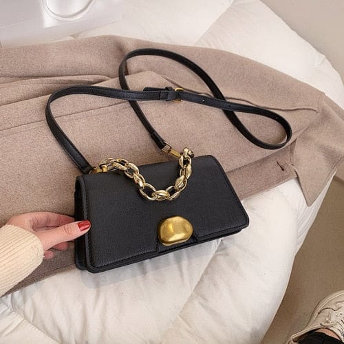 Petit Sac Bandoulière Femme Chic - CharmeSatch Noir