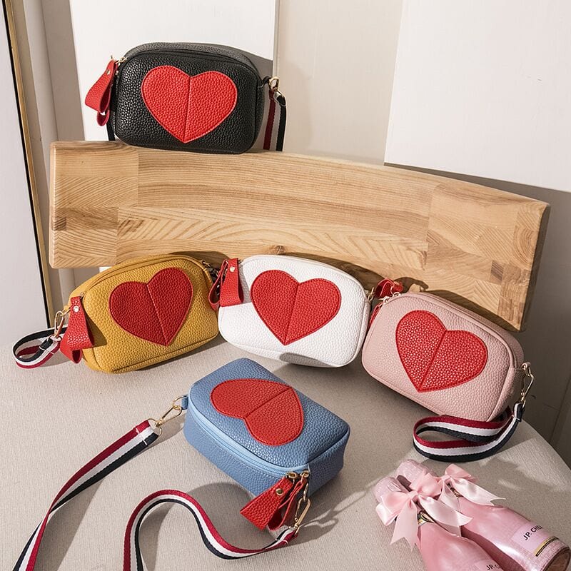 Petit Sac Bandoulière Femme Coeur - Lovetote