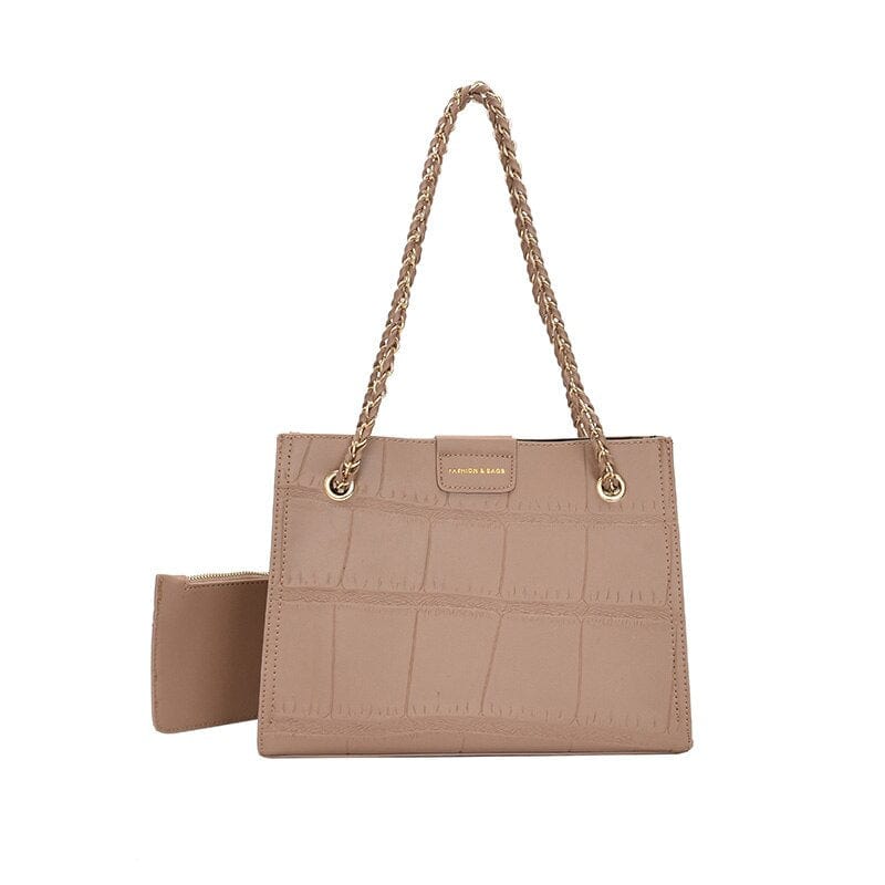 Petit Sac Bandoulière Femme Cuir Qualité - ChicTravel Beige