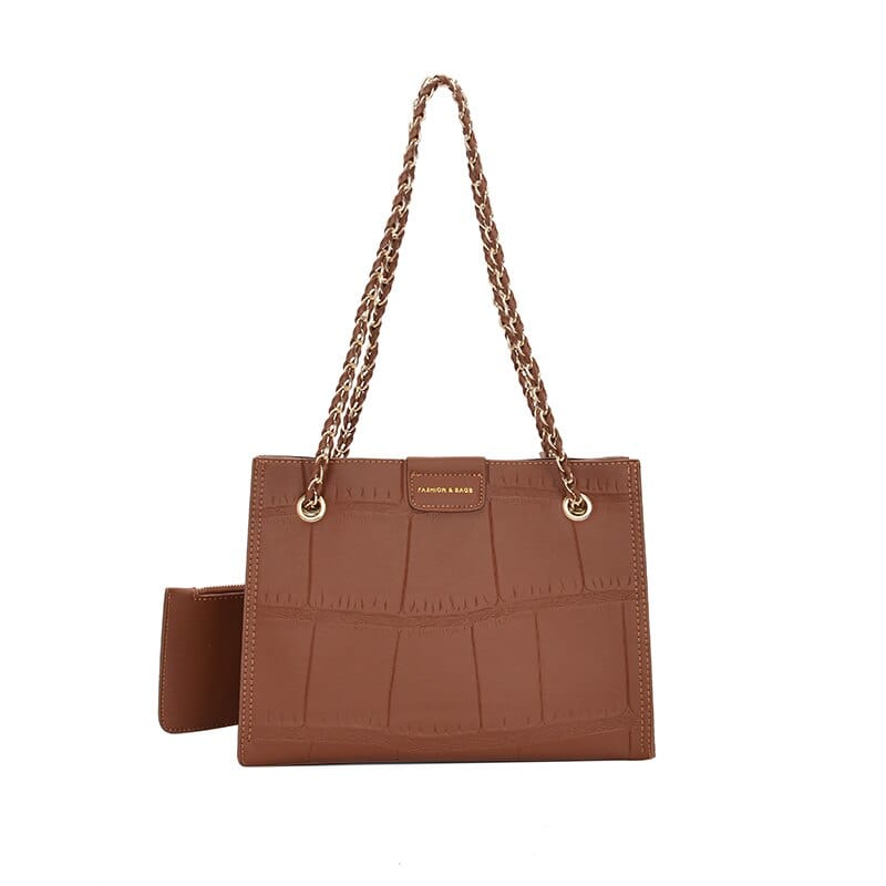 Petit Sac Bandoulière Femme Cuir Qualité - ChicTravel Marron