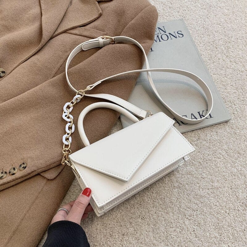 Petit Sac Bandoulière Femme élégant - ÉléganceSac Blanc