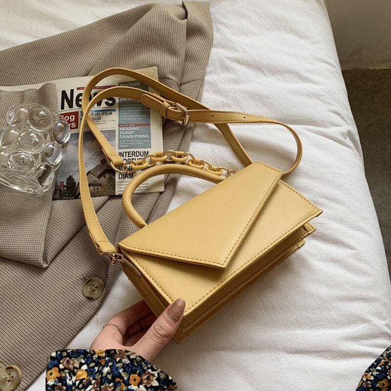 Petit Sac Bandoulière Femme élégant - ÉléganceSac Jaune