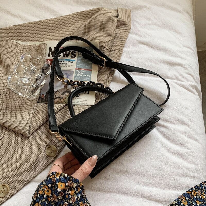 Petit Sac Bandoulière Femme élégant - ÉléganceSac Noir