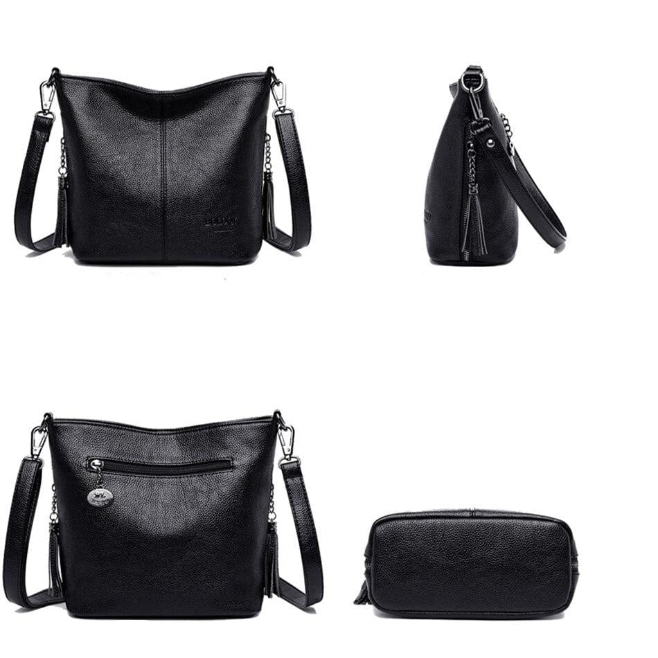 Petit Sac Bandoulière Femme en Cuir Synthétique - Luxe Fleurie