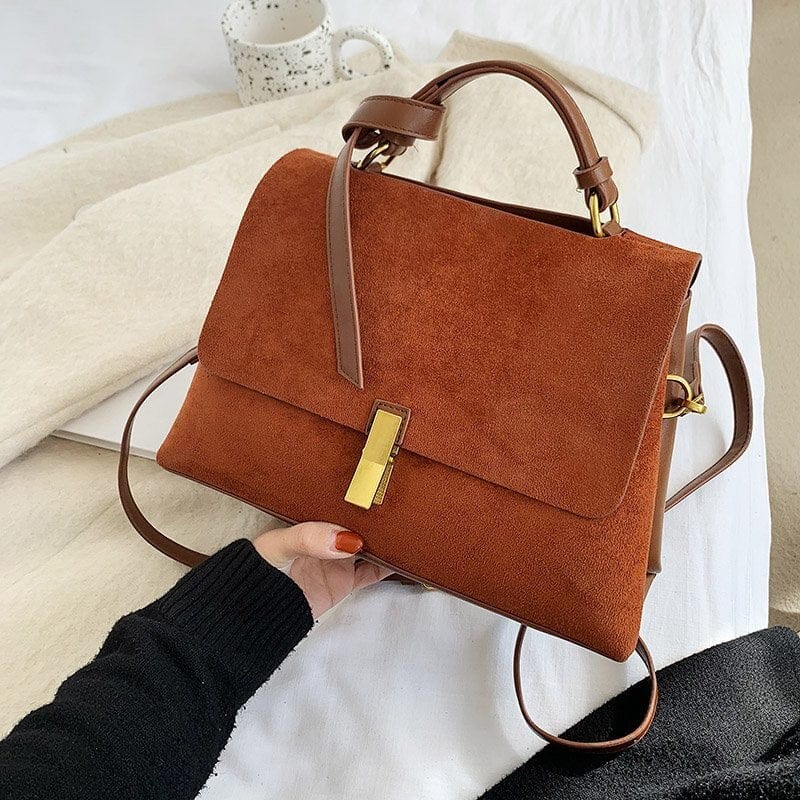 Petit Sac Bandoulière Femme Fashion - ModaFemmes Glam Marron