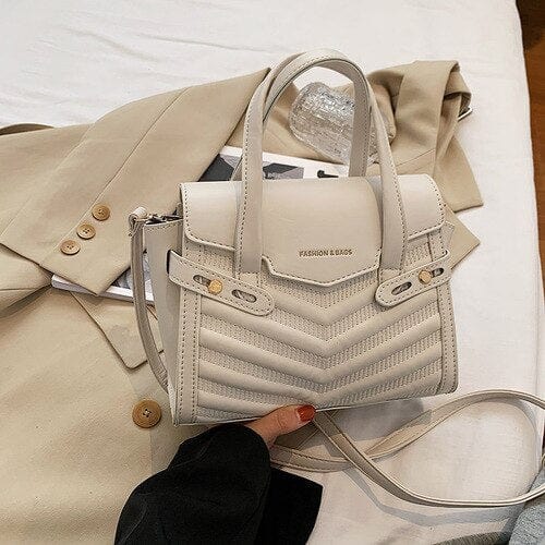 Petit Sac Bandoulière Femme Fashion - Style Chic Blanc