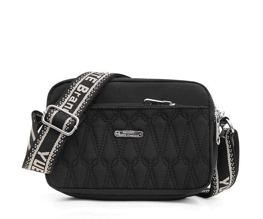 Petit Sac Bandoulière Femme Noir - Glam NoirVue Noir