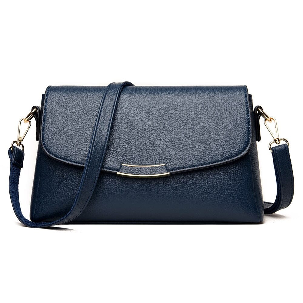 Petit Sac Bandoulière Femme Sobre - CharmeElégant Bleu