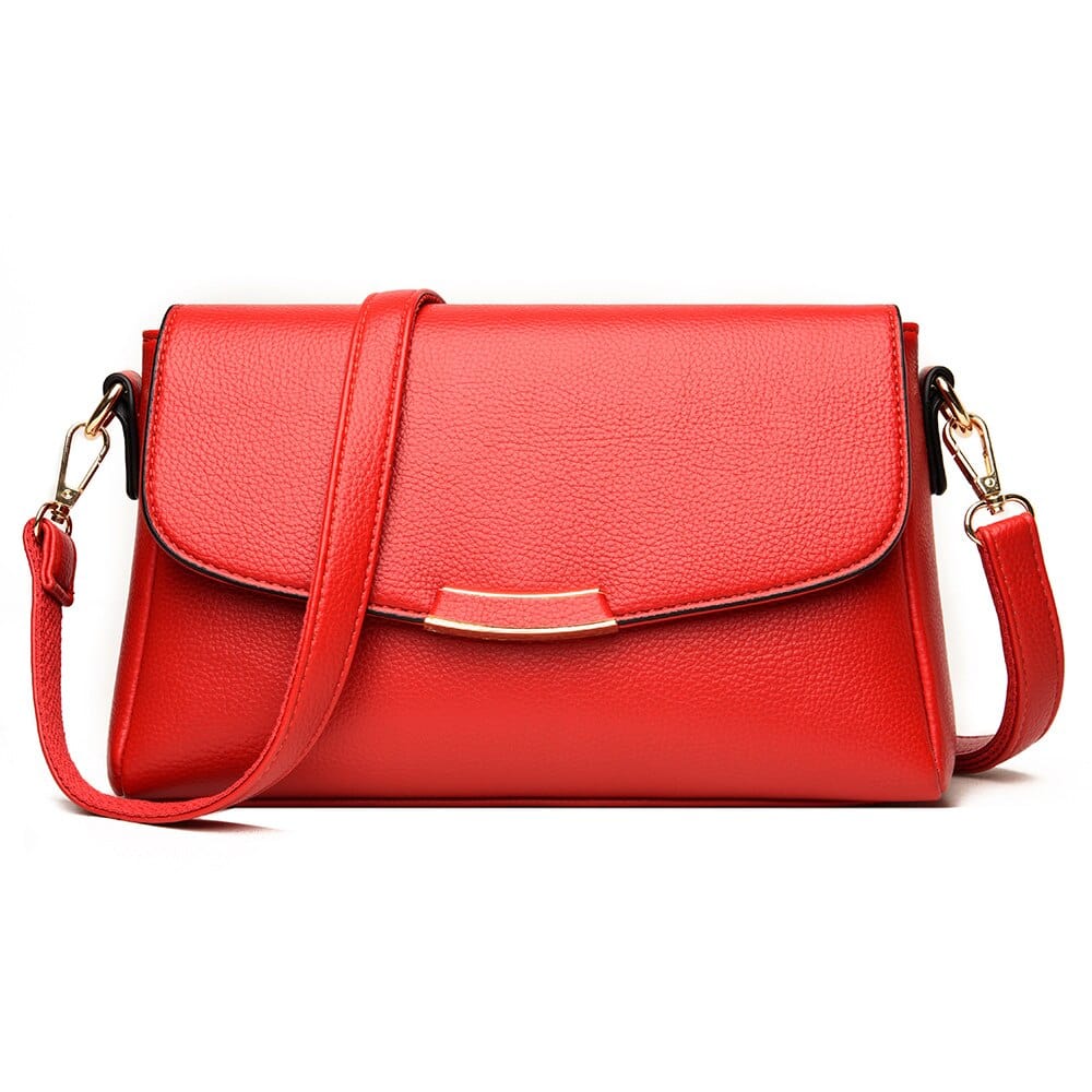 Petit Sac Bandoulière Femme Sobre - CharmeElégant Rouge