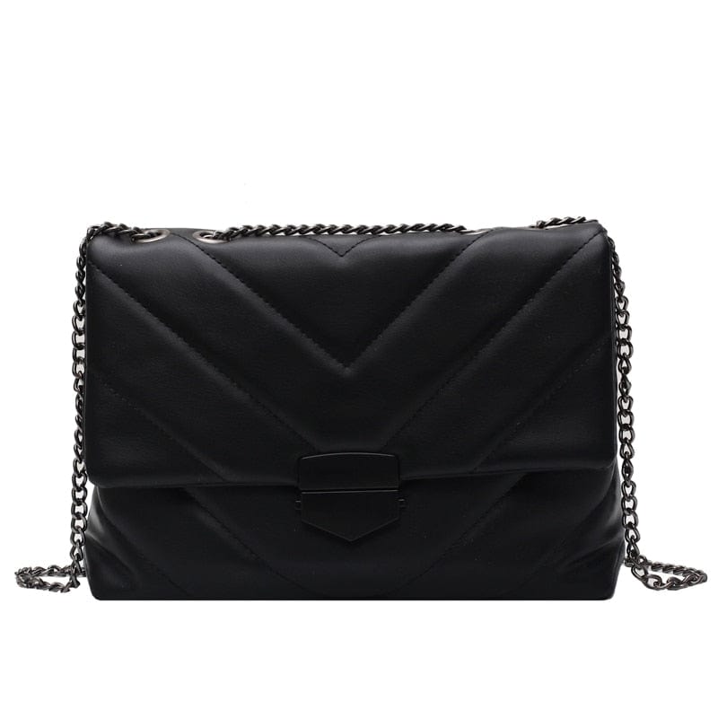 Petit Sac Bandoulière Femme synthétique Noir - NoirChic Noir