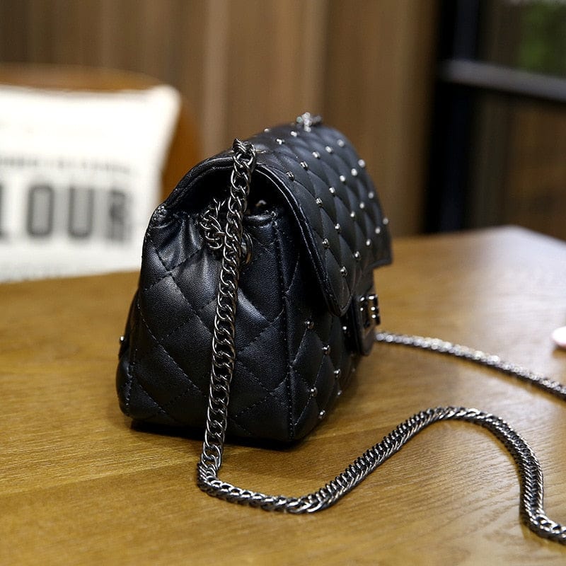 Petit Sac Bandoulière Femme Synthétique Souple - FlexBag Noir