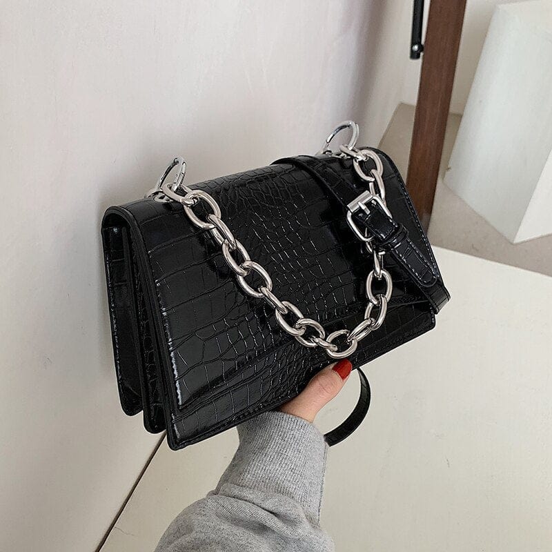 Petit Sac Bandoulière Femme Tendance - LuxeFem Noir