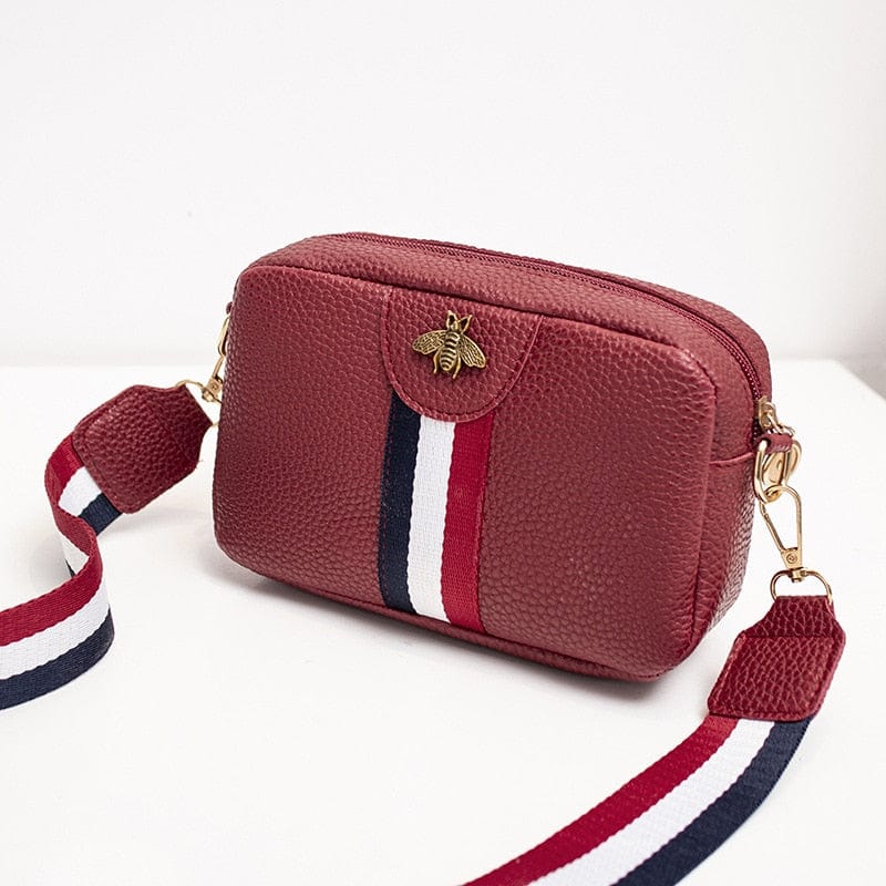 Petit Sac Bandoulière France - SacLuxe Rouge