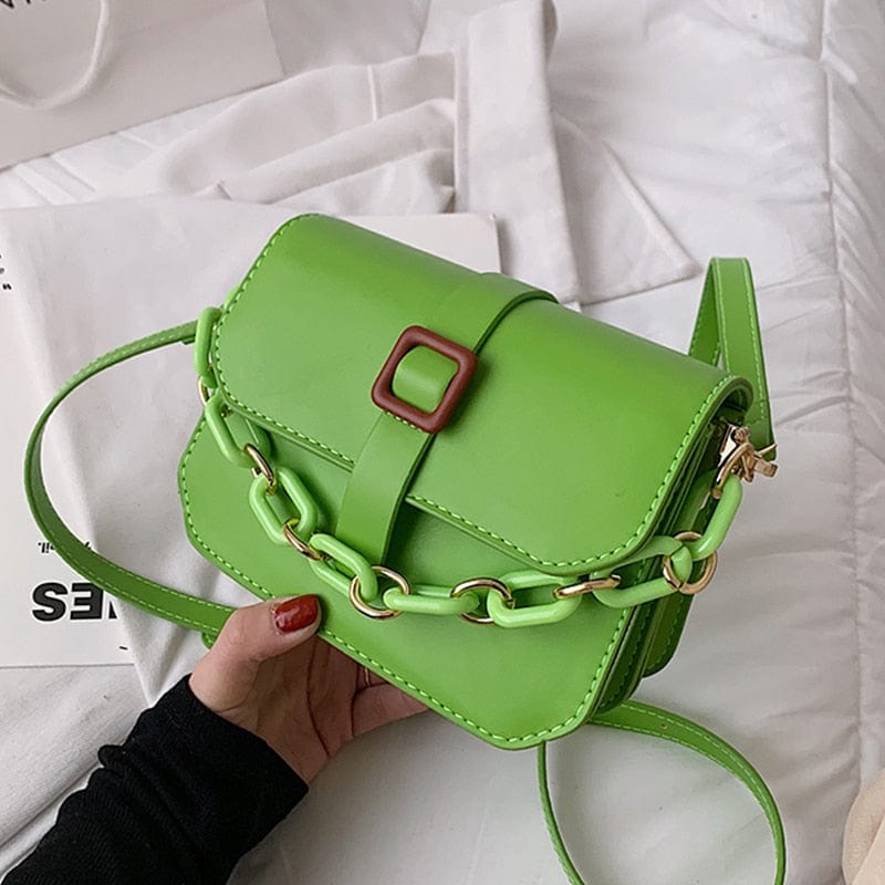 Petit Sac Bandoulière Vert - Vertissime Bougé Vert