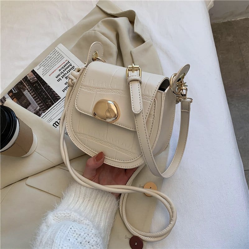 Petit Sac Bandoulière Vintage Femme - CharmRétro Blanc