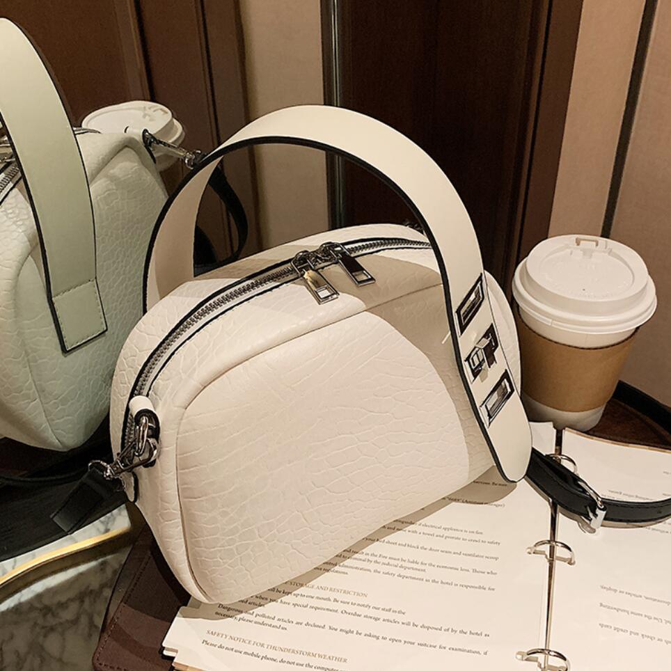 Petit Sac Bandoulière Voyage Femme - TrendyTravel Blanc