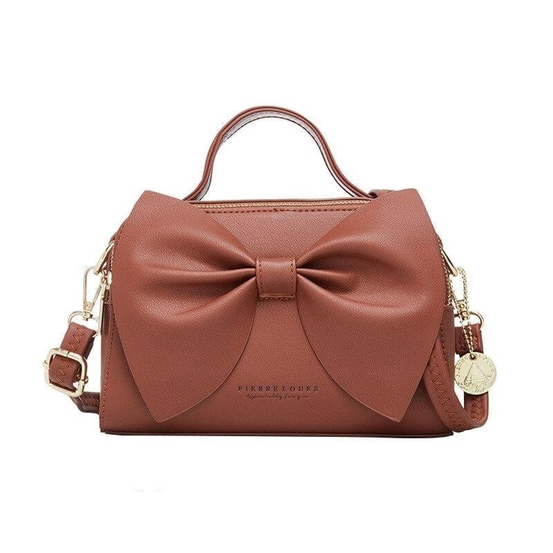 Petit Sac Nœud Papillon - BowChic Marron