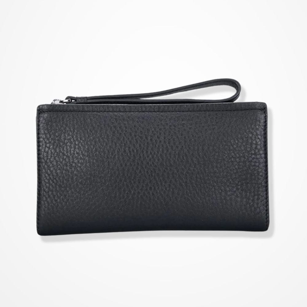 Petite Pochette Noire Cuir Homme Portefeuille Noir