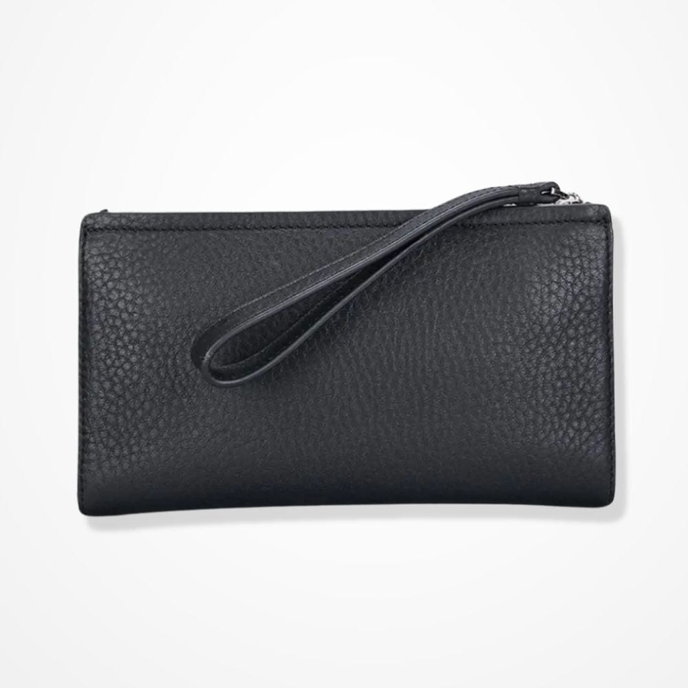 Petite Pochette Noire Cuir Homme Portefeuille Noir