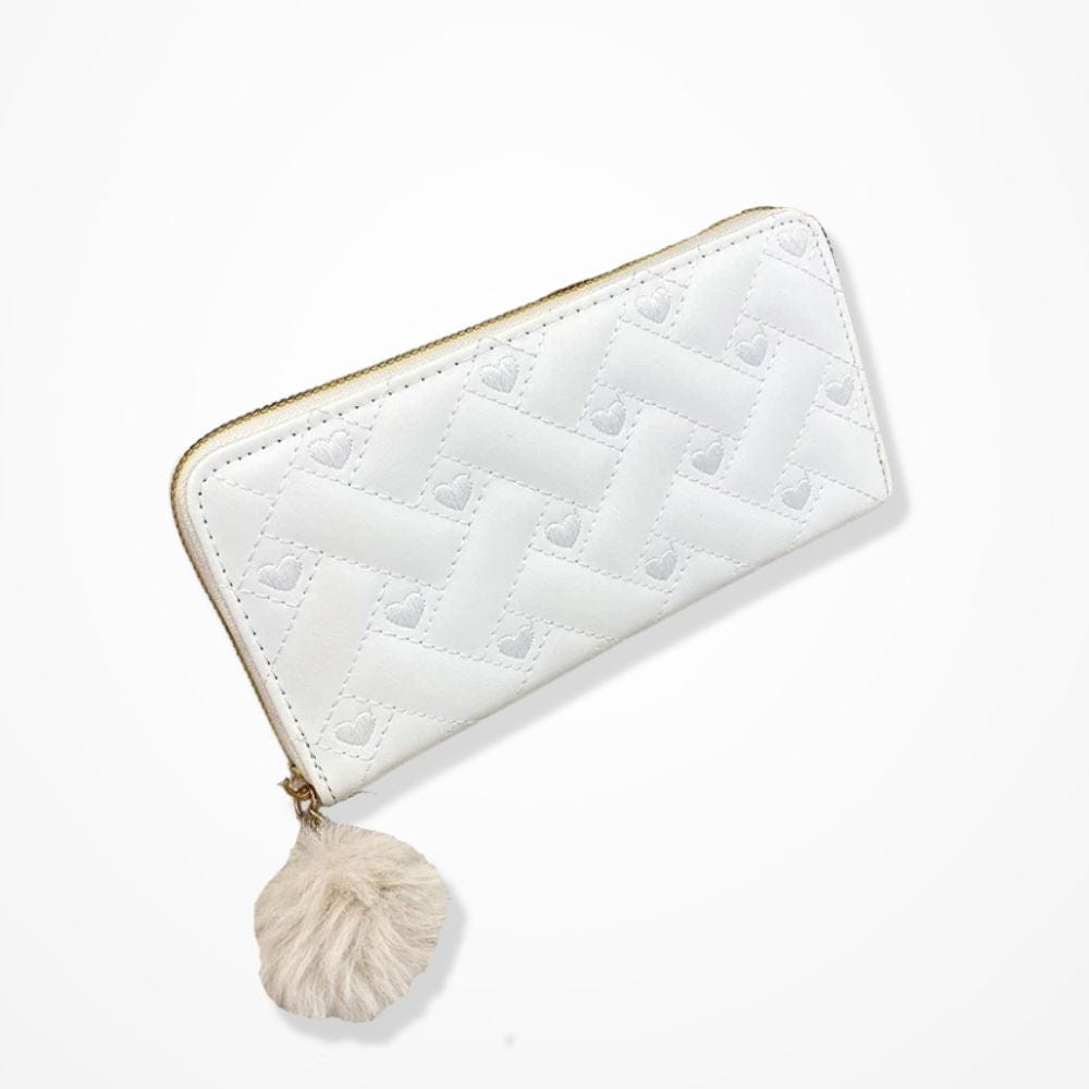 Petite Pochette Portefeuille Blanc