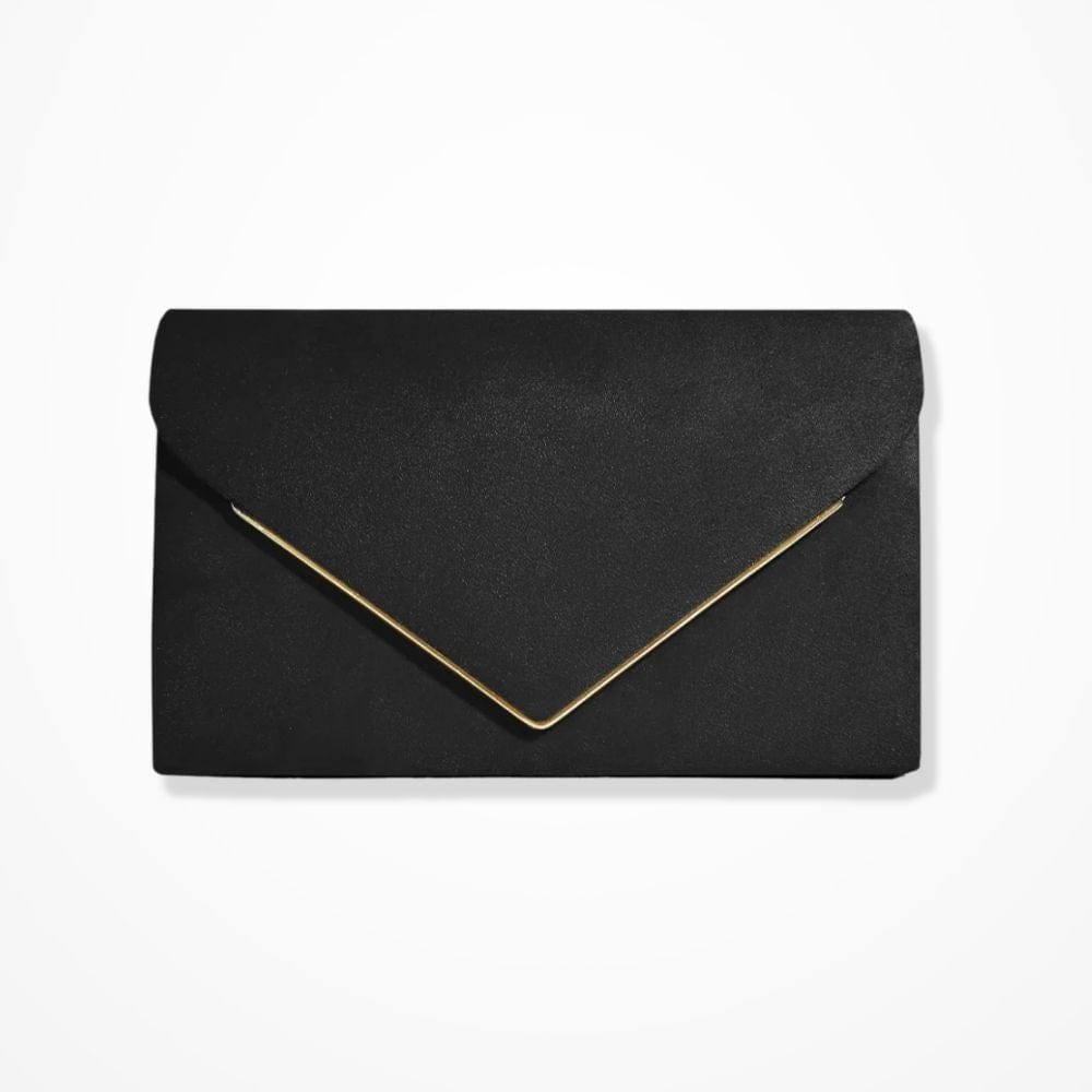 Petite Pochette Velours  Noir