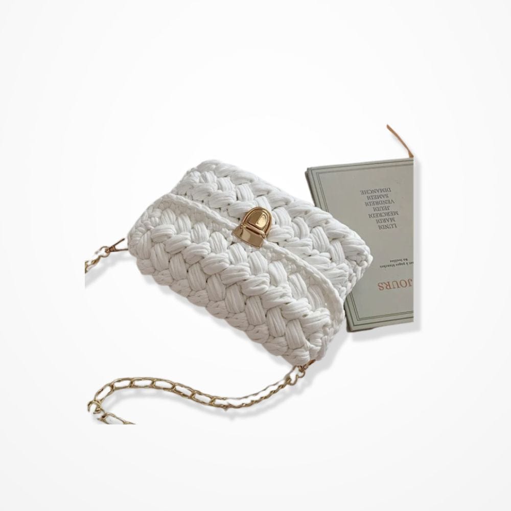 Pochette Au Crochet  Blanc