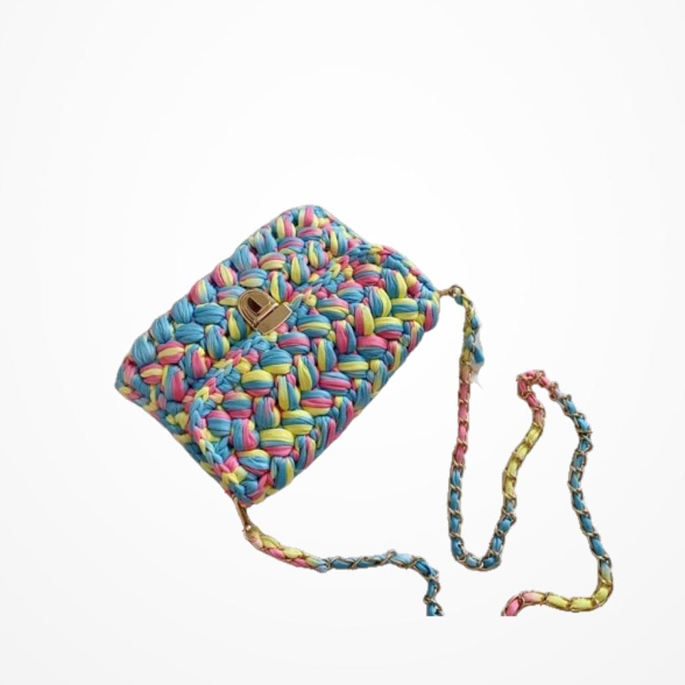 Pochette Au Crochet  Multicolore