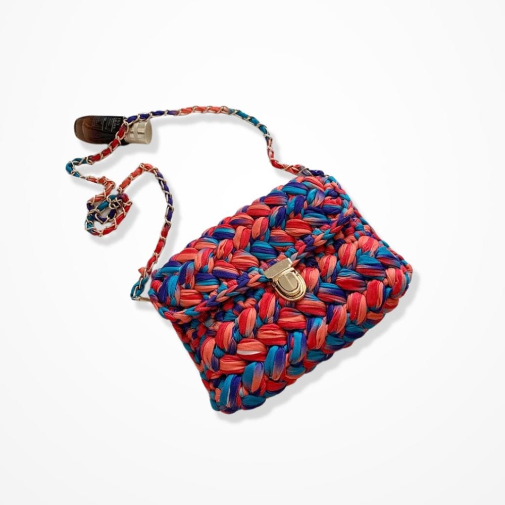 Pochette Au Crochet  Rouge