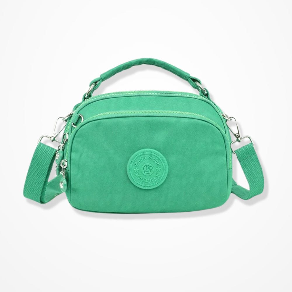 Pochette Bandoulière Tissu Femme  Vert