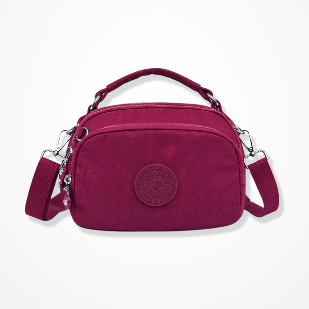 Pochette Bandoulière Tissu Femme  Violet