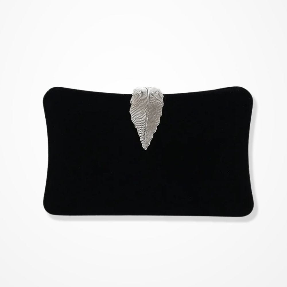 Pochette Blanche Femme  Noir