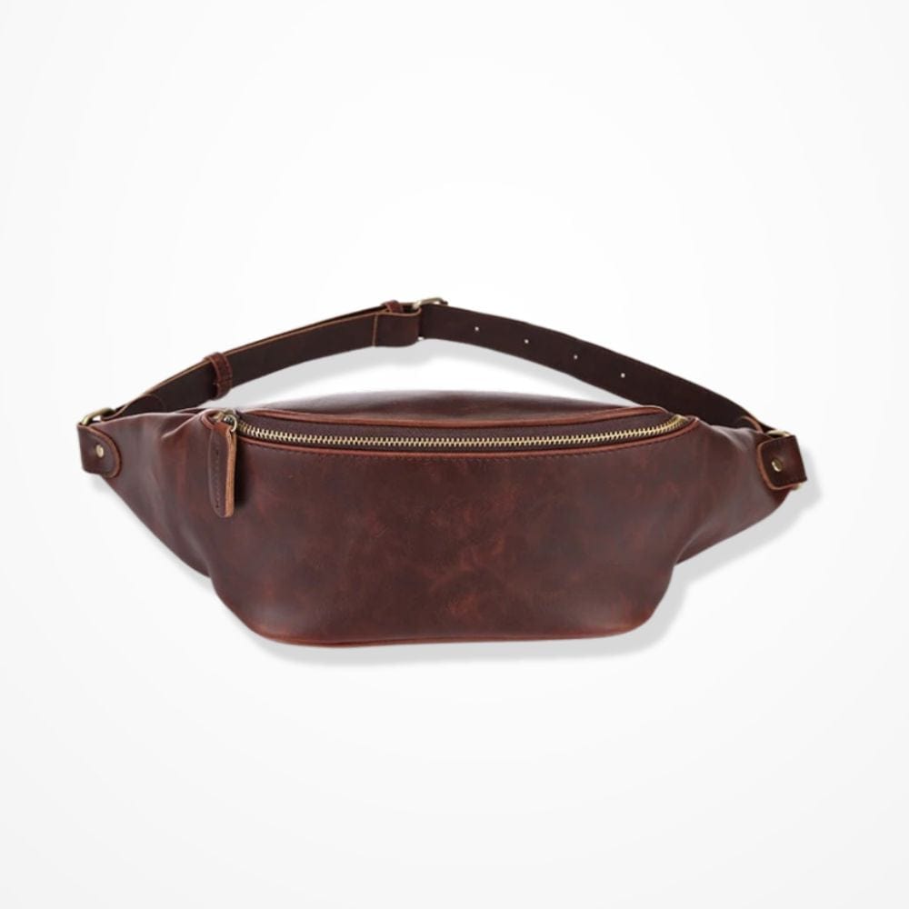 Pochette Ceinture Banane Homme  Marron