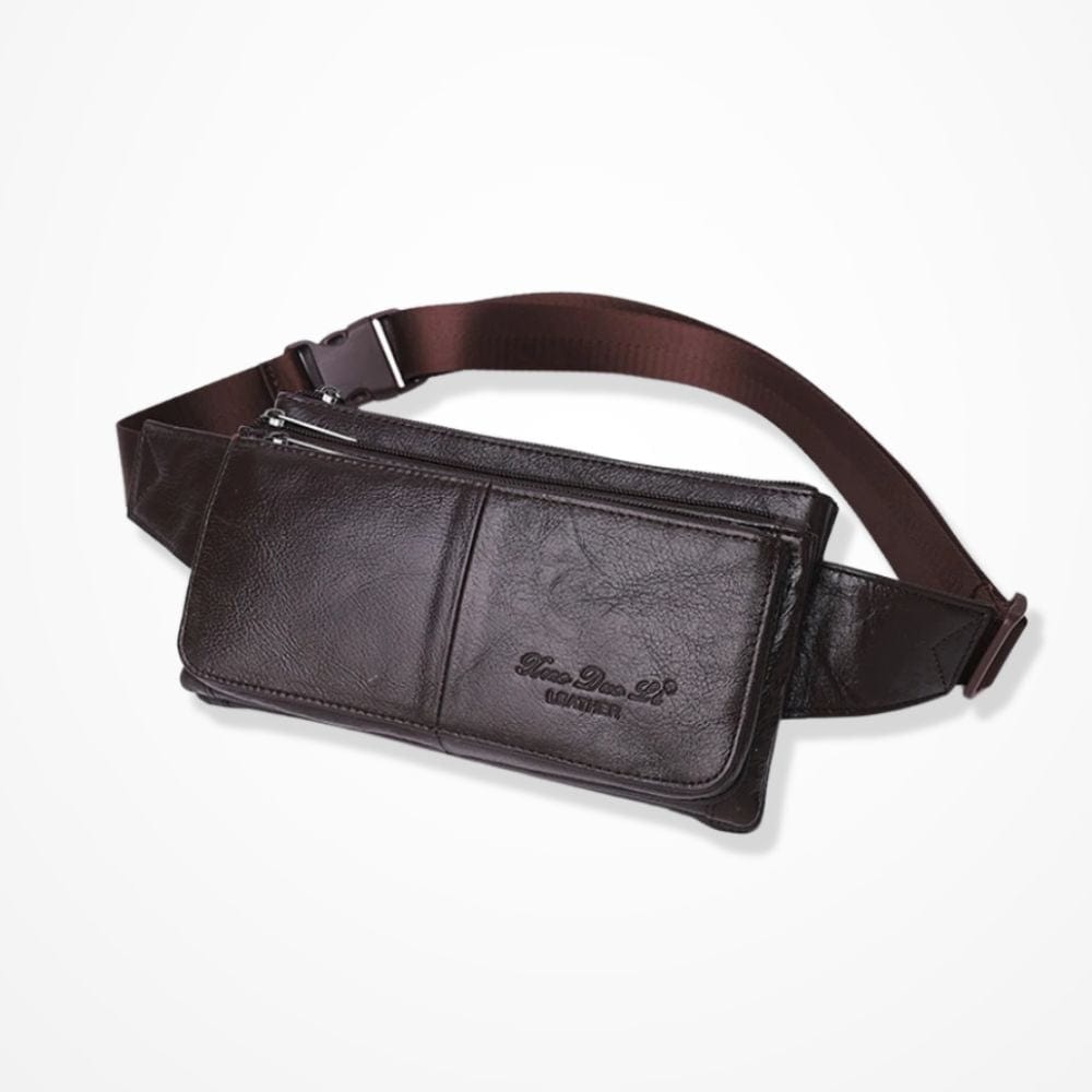 Pochette Ceinture Pour Homme  Marron