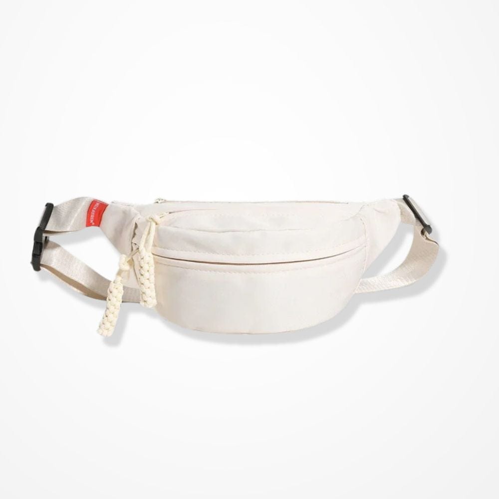 Pochette Ceinture Type Banane Femme  Blanc