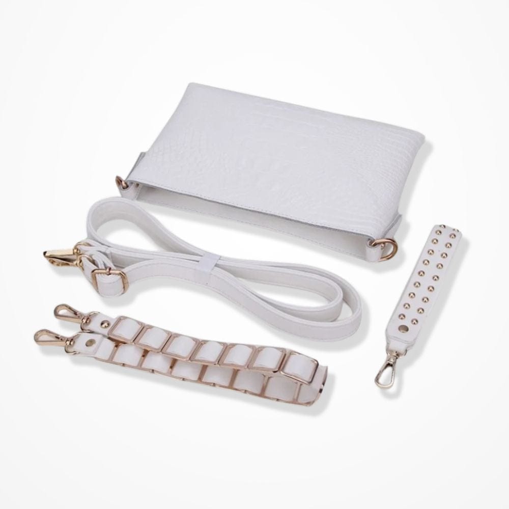 Pochette Cuir Blanche 