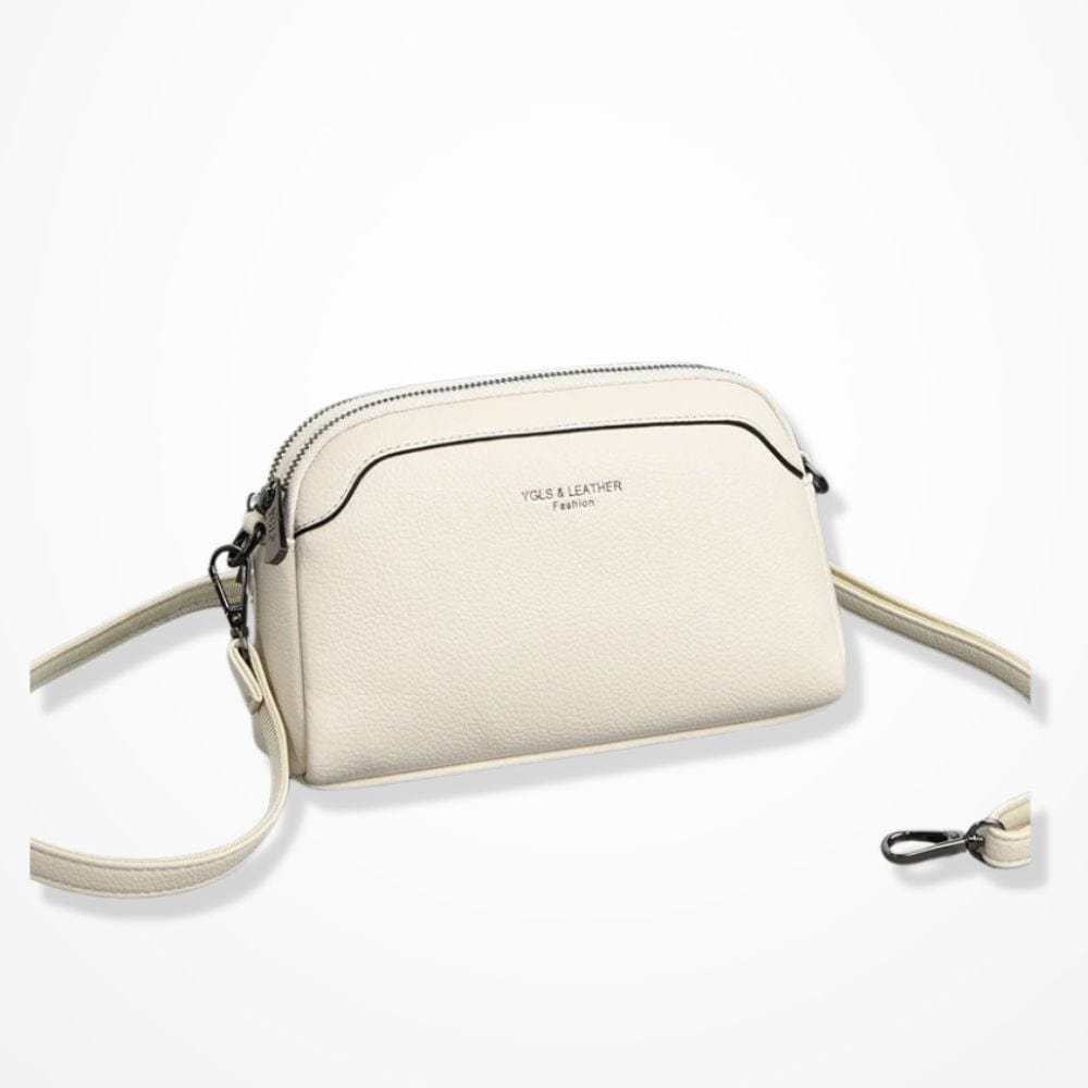 Pochette Cuir Femme Bandoulière Blanc