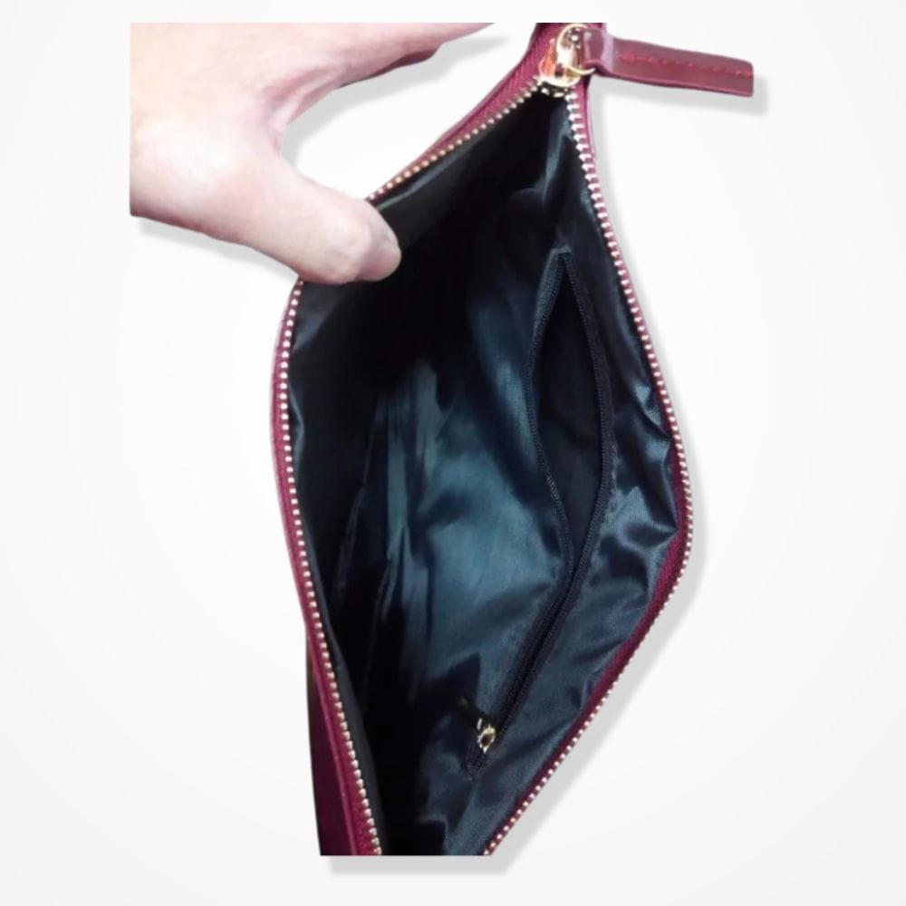 Pochette Cuir Noir Femme 