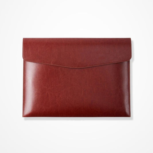 Pochette Cuir Ordinateur  Marron