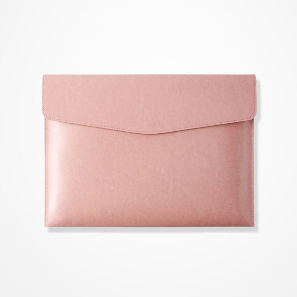 Pochette Cuir Ordinateur  Rose