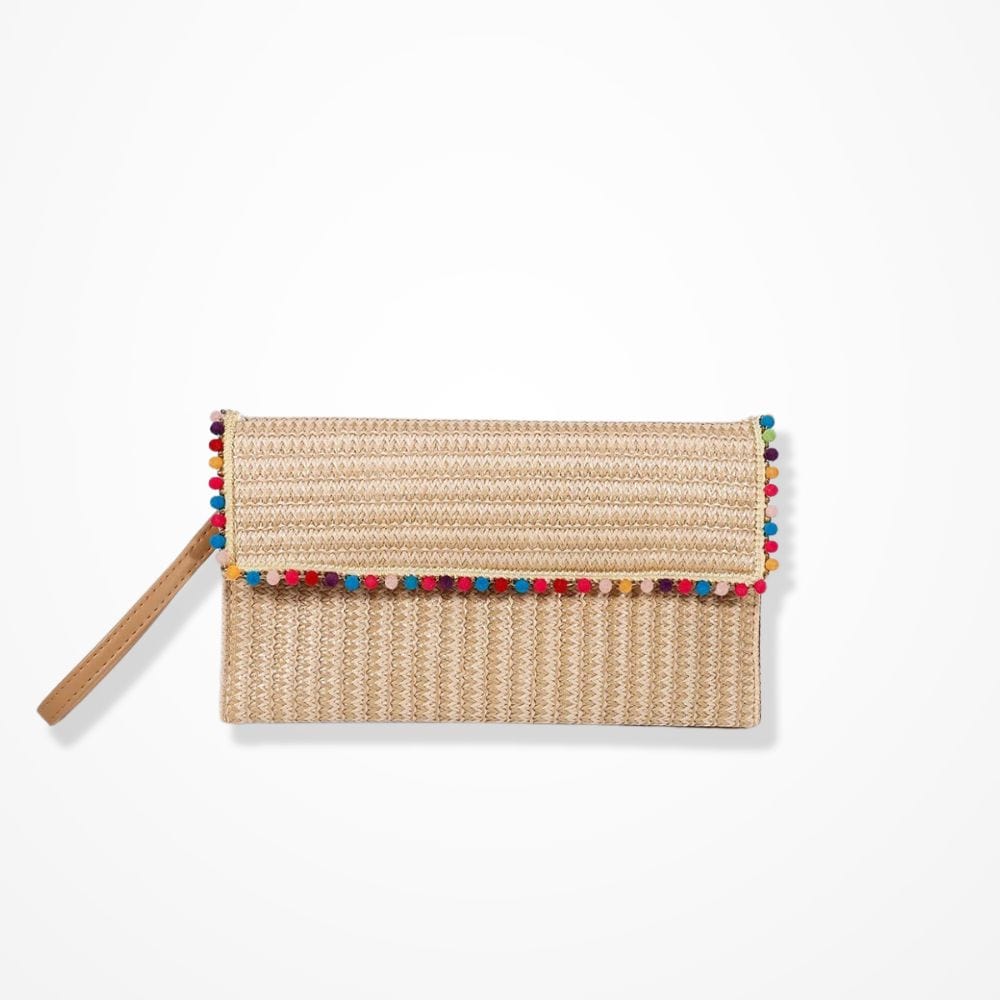 Pochette De Plage En Paille 