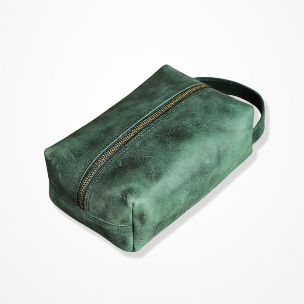 Pochette de Voyage Cuir  Vert