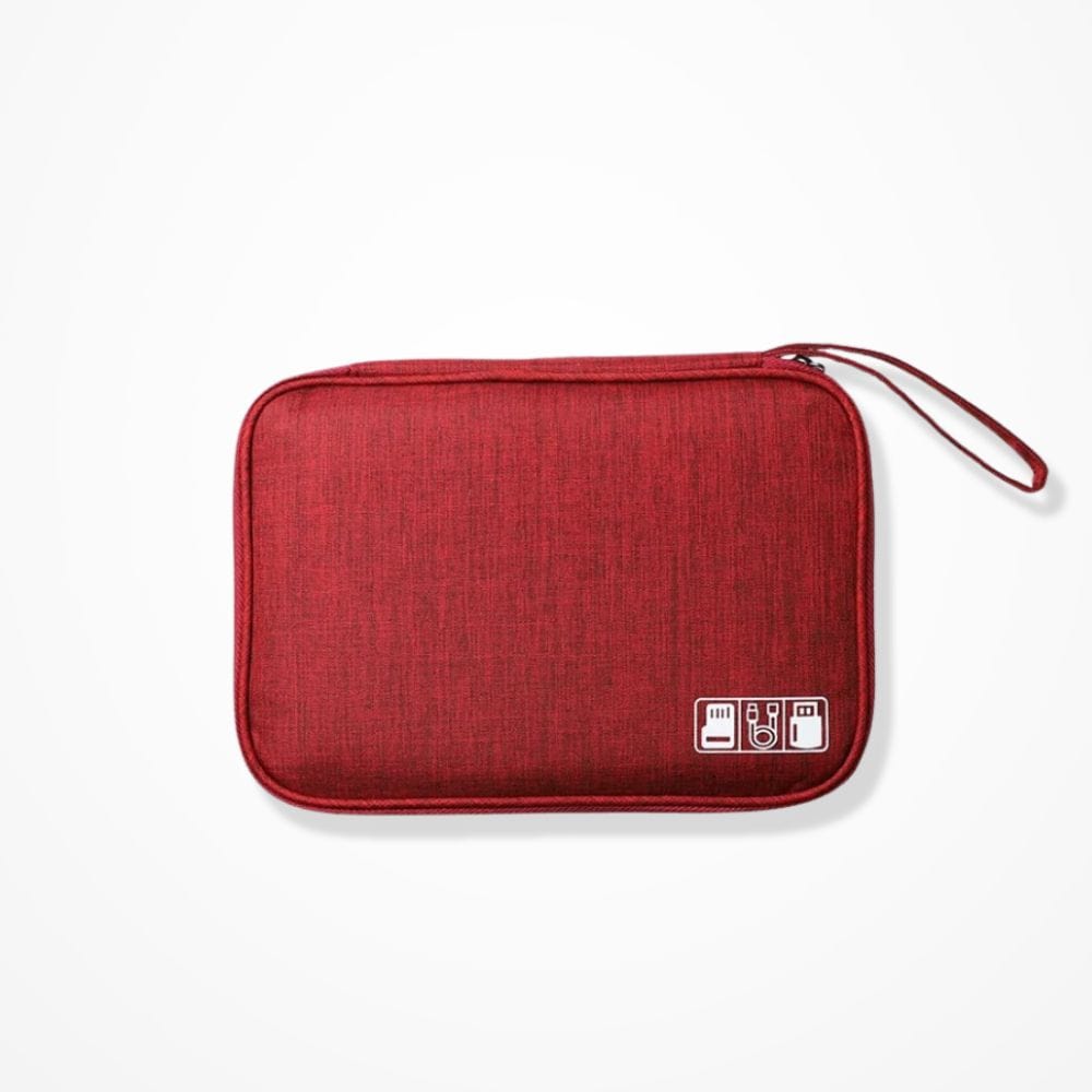 Pochette De Voyage Montre  Rouge