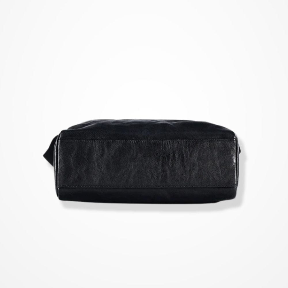 Pochette En Bandoulière Homme Noir En Cuir