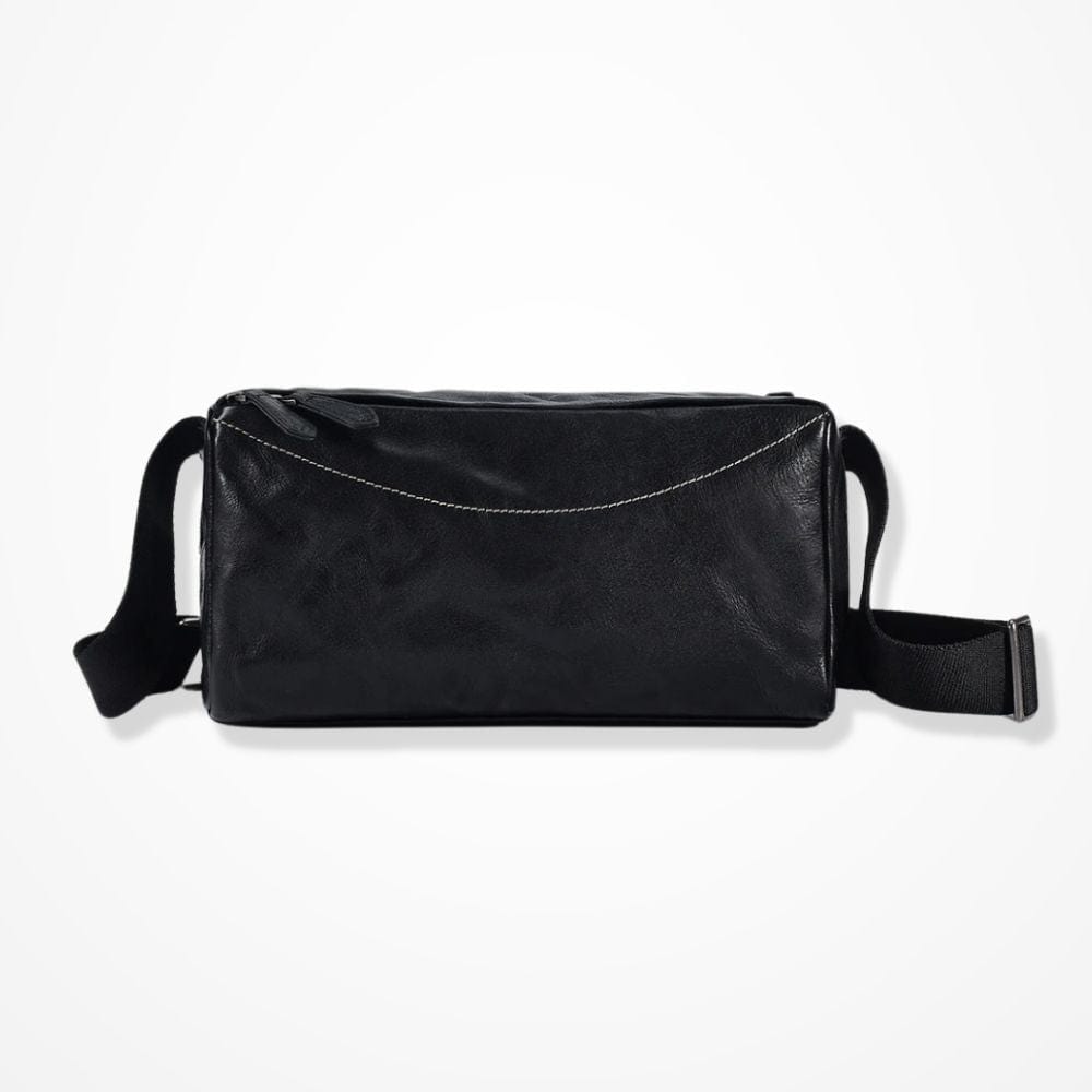 Pochette En Bandoulière Homme Noir En Cuir