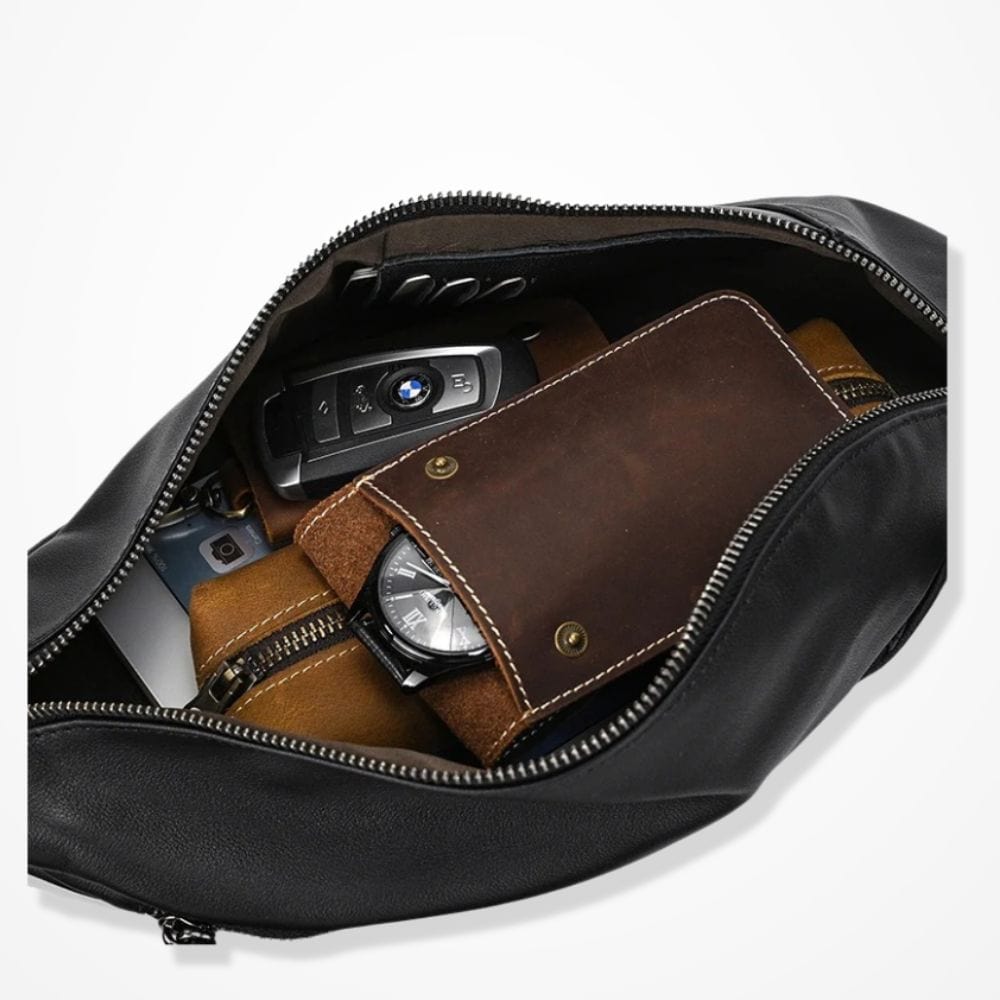 Pochette En Cuir Homme 