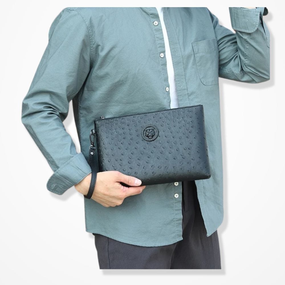 Pochette En Cuir Ville Pour Homme 