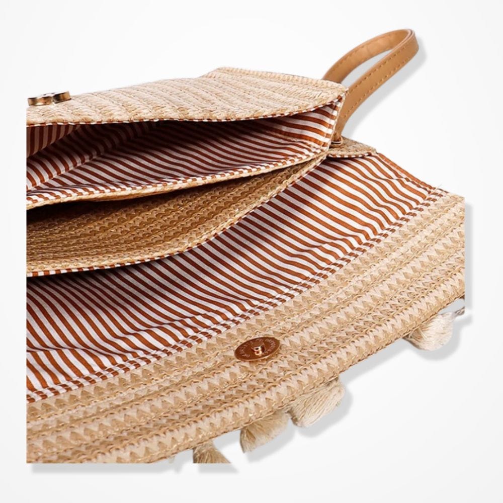 Pochette Femme En Paille 