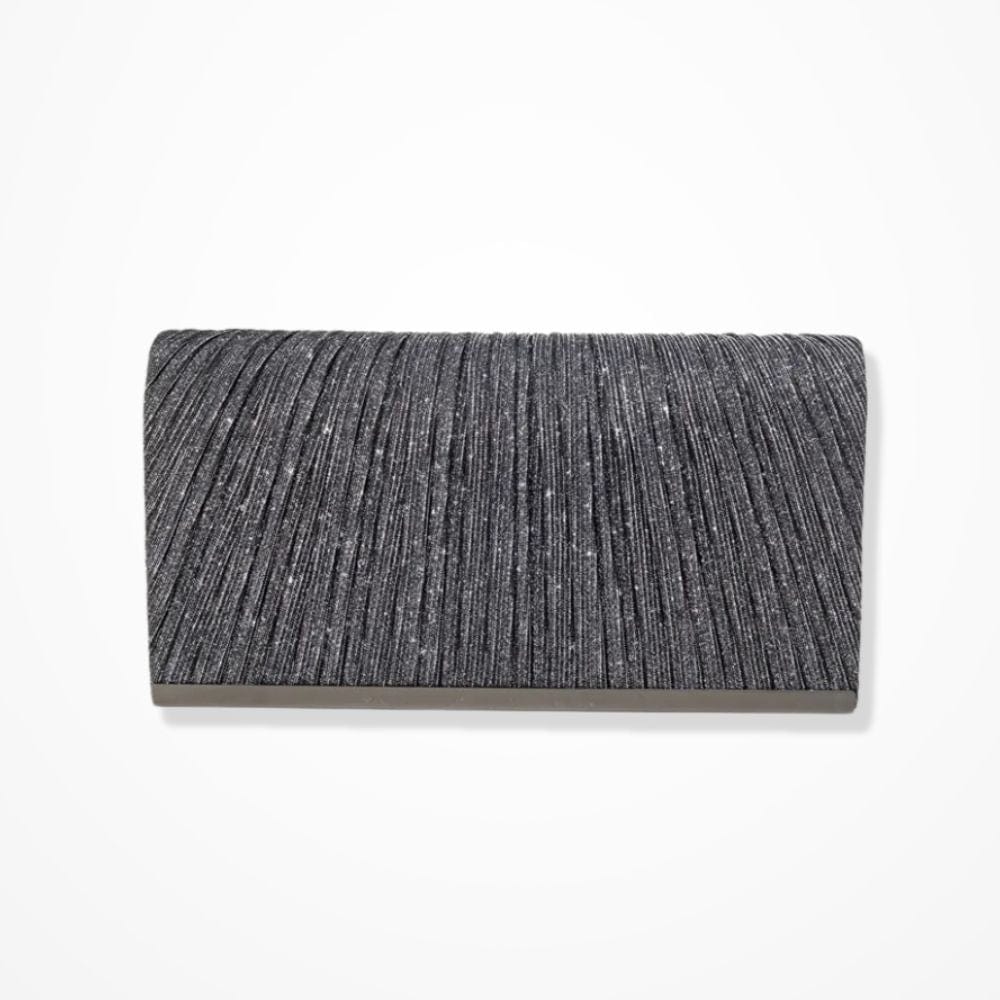 Pochette Femme Mariage Dorée  Gris